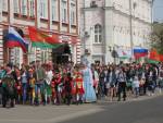 ЕГУ принял участие в праздничном шествии «Великий май! Победный май!»