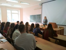 Встреча представителя Сбербанка со студентами