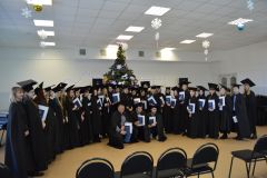 Вручение дипломов магистрам и бакалаврам