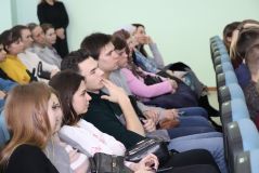 Встреча студентов ЕГУ им. И.А. Бунина и протоиерея Ильи Шугаева