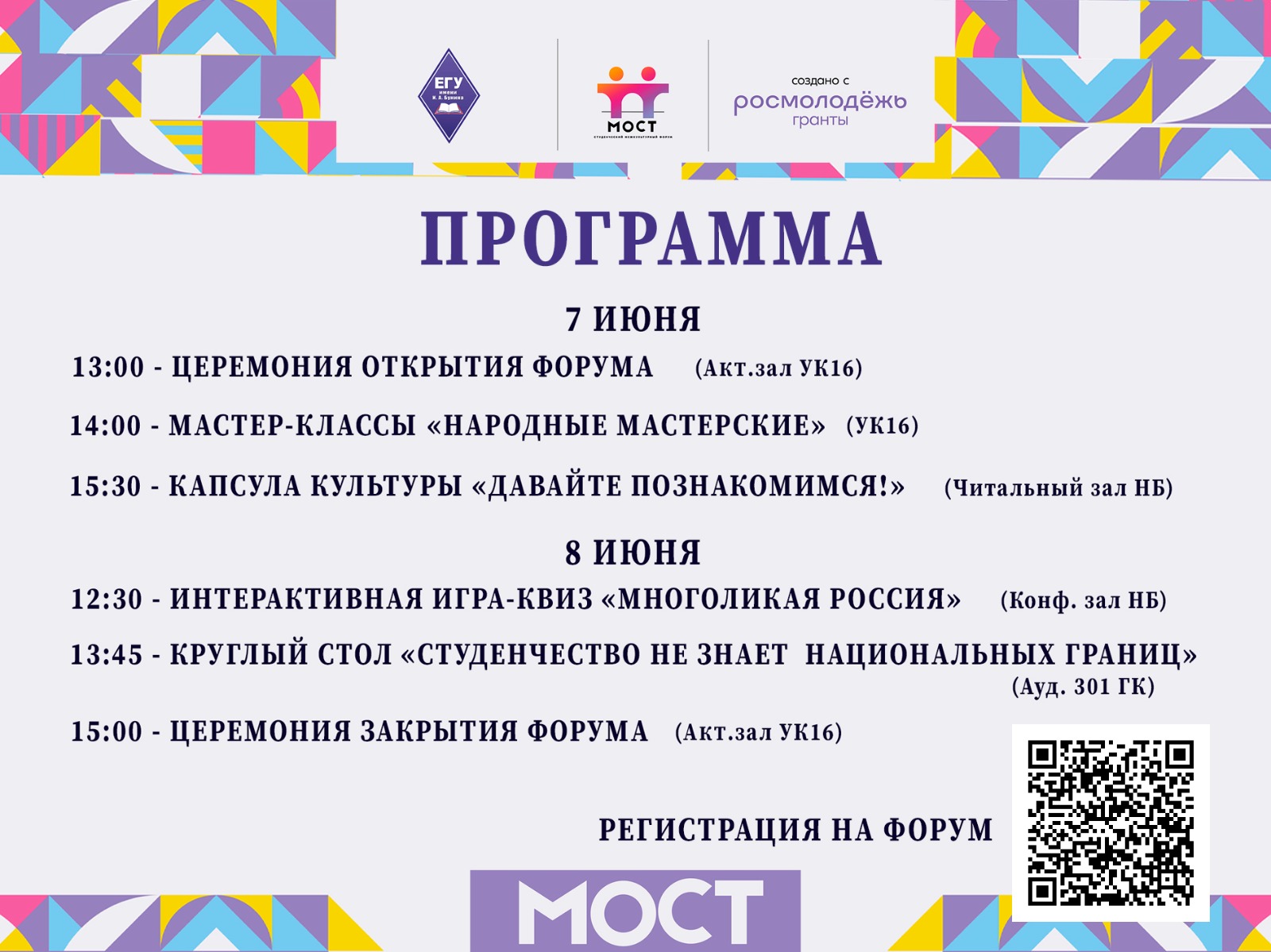 Программа форума "МОСТ"